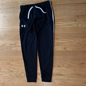 Under Armour sweatpants.